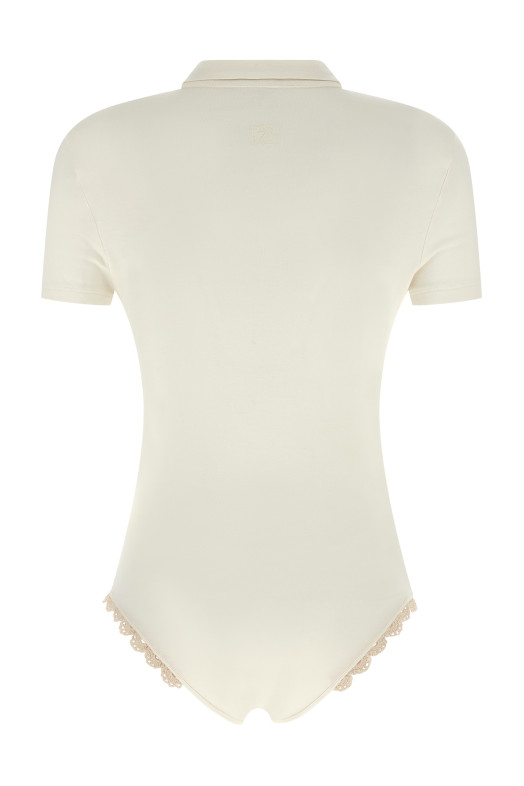 '01' bodysuit White '01' bodysuit White
