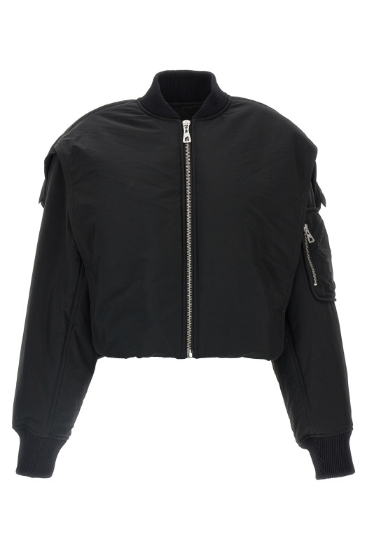'The Hooded Bomber' jacket Black 'The Hooded Bomber' jacket Black