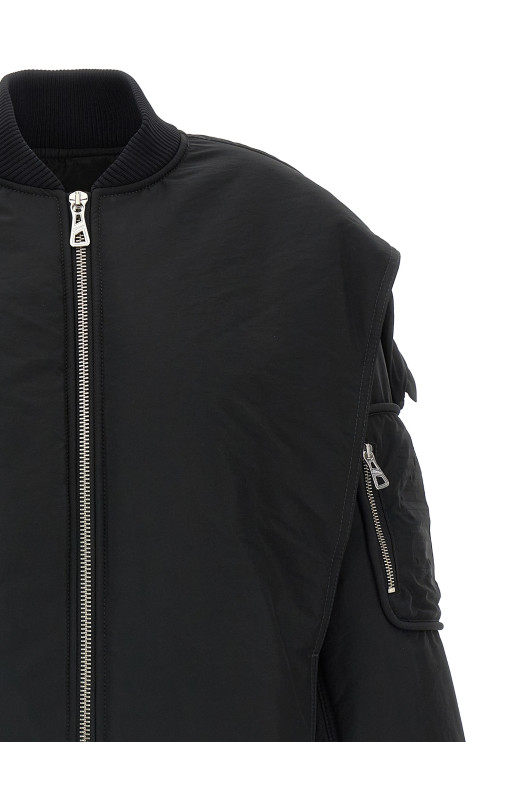 'The Hooded Bomber' jacket Black 'The Hooded Bomber' jacket Black