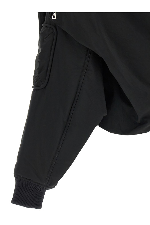 'The Hooded Bomber' jacket Black 'The Hooded Bomber' jacket Black