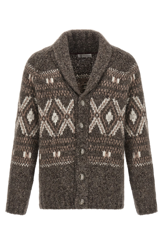 Кардиган «Geometric Jacquard» Multicolor M2B301716COW07