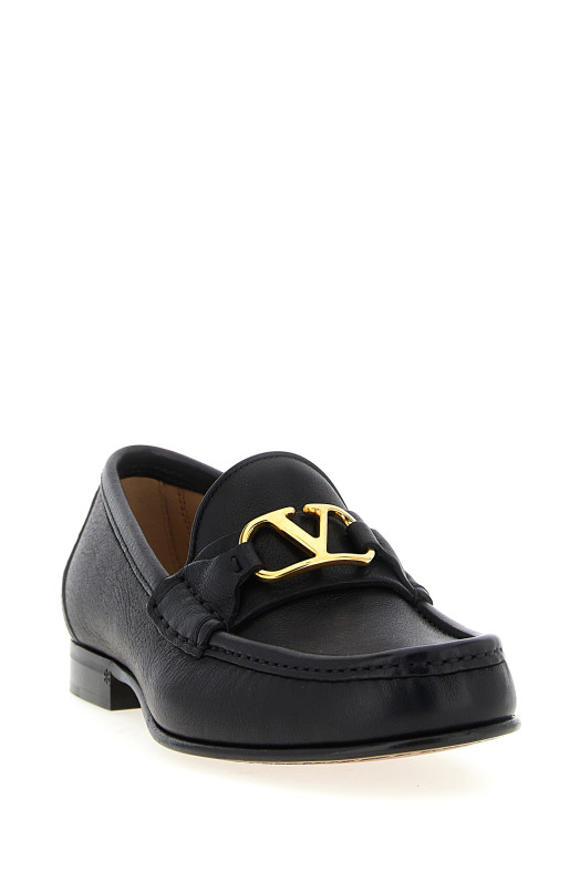 Valentino Garavani VLogo Signature Лоферы Черный W2S0LM0EWV0NO