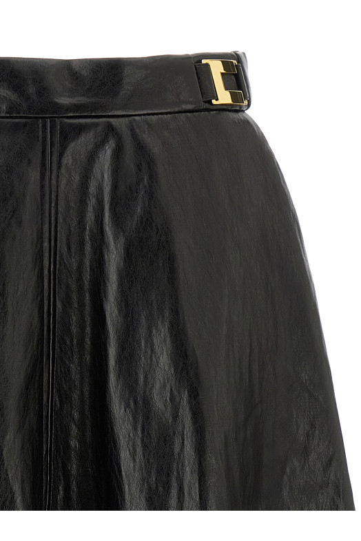 Craquelé skirt Black Craquelé skirt Black