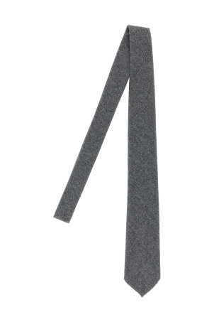Wool tie Gray