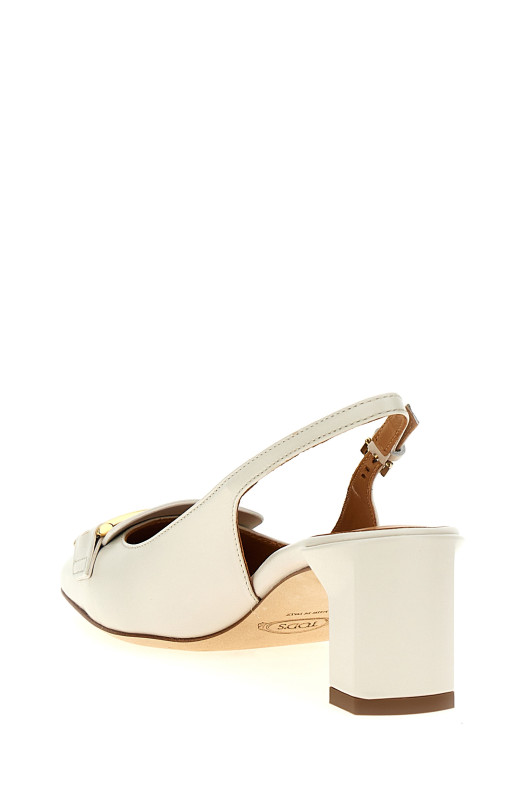 Слингбеки «Cuoio T» белые XXW63L0JE10SMXB015 Слингбеки «Cuoio T» белые XXW63L0JE10SMXB015