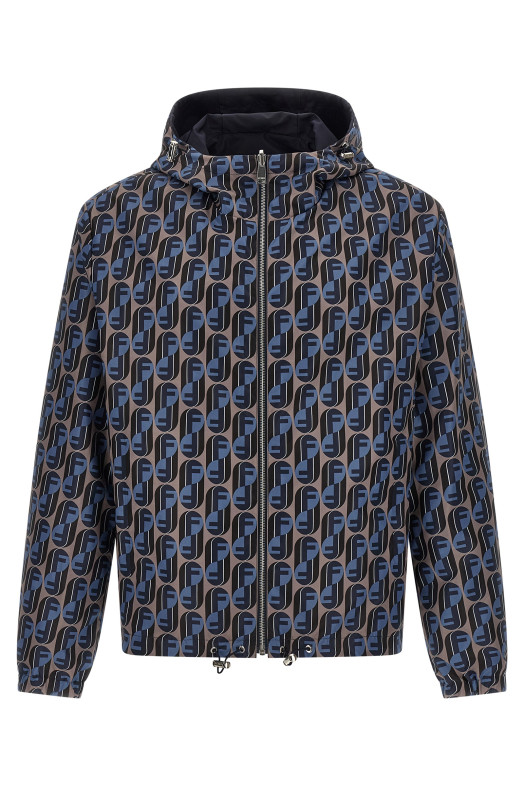 Двусторонняя ветровка «Fendinity» Синяя FAA615AVIEF0QG0 Двусторонняя ветровка «Fendinity» Синяя FAA615AVIEF0QG0