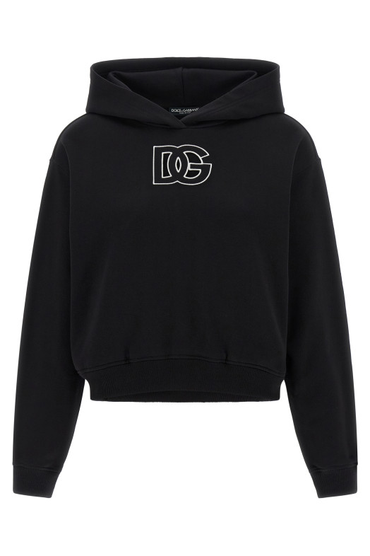 Embroidery sweatshirt Black