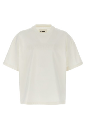 Футболка з логотипом Біла JIL SANDER J21GC0168J20243102 Футболка з логотипом Біла JIL SANDER J21GC0168J20243102