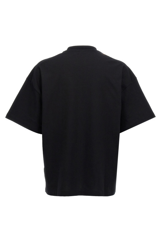 Футболка з логотипом Чорна JIL SANDER J21GC0168J20243001 Футболка з логотипом Чорна JIL SANDER J21GC0168J20243001
