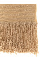 Bouclé fringed scarf Beige Bouclé fringed scarf Beige