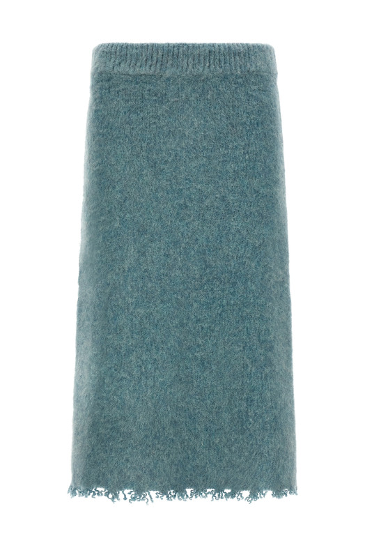 Wool knit skirt BLUE Wool knit skirt BLUE