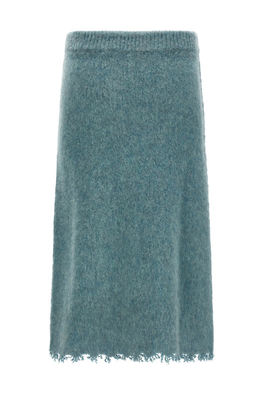 Wool knit skirt BLUE Wool knit skirt BLUE
