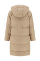 Куртка-пуховик «Shiny Zipper Pull» бежевого кольору MG5019946C6037