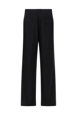 Брюки в полоску Черные SAINT LAURENT 844153Y1M101095 Брюки в полоску Черные SAINT LAURENT 844153Y1M101095