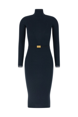 Сукня з поясом і логотипом, синя ELISABETTA FRANCHI AM07B56E2EA8 Сукня з поясом і логотипом, синя ELISABETTA FRANCHI AM07B56E2EA8