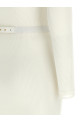 Logo belt dress White Logo belt dress White
