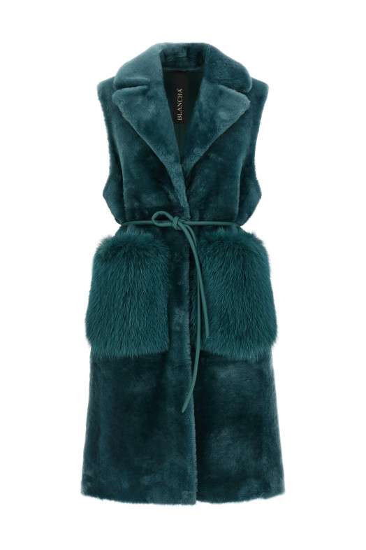 Жилет «Merino Straight-Volpe Shadow» зелений 25161200HUNTER Жилет «Merino Straight-Volpe Shadow» зелений 25161200HUNTER