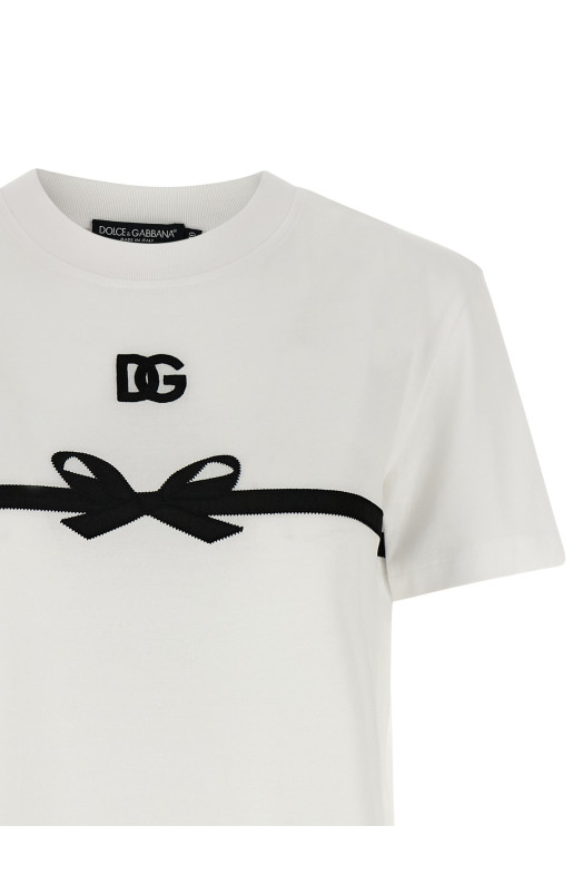 Лента для футболки, белая DOLCE & GABBANA F8V42ZGDC6BW0800 Лента для футболки, белая DOLCE & GABBANA F8V42ZGDC6BW0800