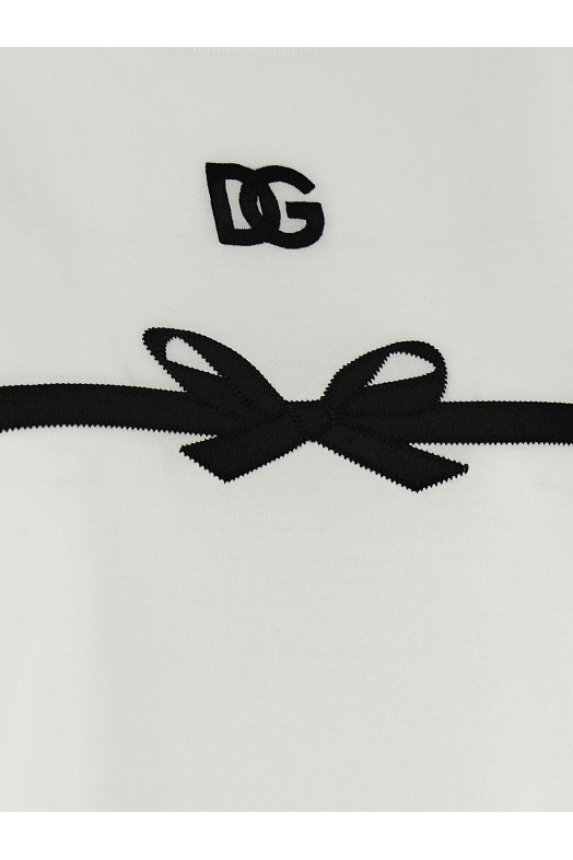 Лента для футболки, белая DOLCE & GABBANA F8V42ZGDC6BW0800 Лента для футболки, белая DOLCE & GABBANA F8V42ZGDC6BW0800