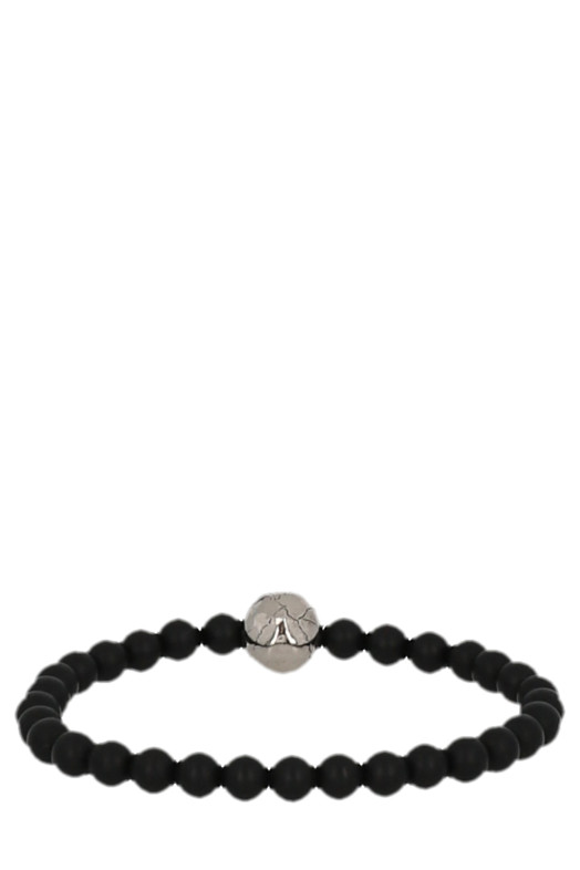 Браслет з кулями у формі черепа, чорний 7069791AAIX1010