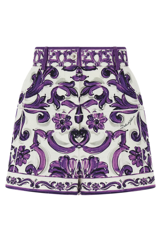 'Maiolica' print bermuda shorts Multicolor 'Maiolica' print bermuda shorts Multicolor