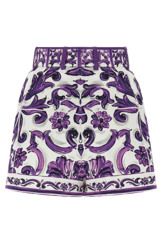 'Maiolica' print bermuda shorts Multicolor 'Maiolica' print bermuda shorts Multicolor