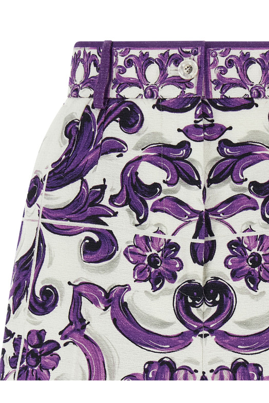 'Maiolica' print bermuda shorts Multicolor 'Maiolica' print bermuda shorts Multicolor