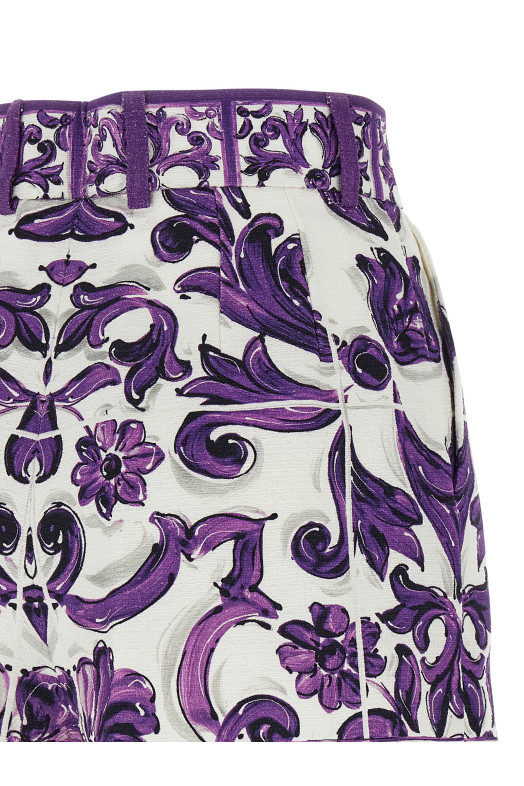 'Maiolica' print bermuda shorts Multicolor 'Maiolica' print bermuda shorts Multicolor