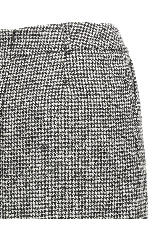 Спідниця-кльош Чорно-сіра ERMANNO SCERVINO D472O711WGOP4700 Спідниця-кльош Чорно-сіра ERMANNO SCERVINO D472O711WGOP4700