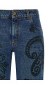 Paisley print jeans Multicolor