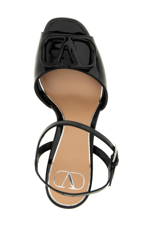 Valentino Garavani 'VLogo' platform sandals Black