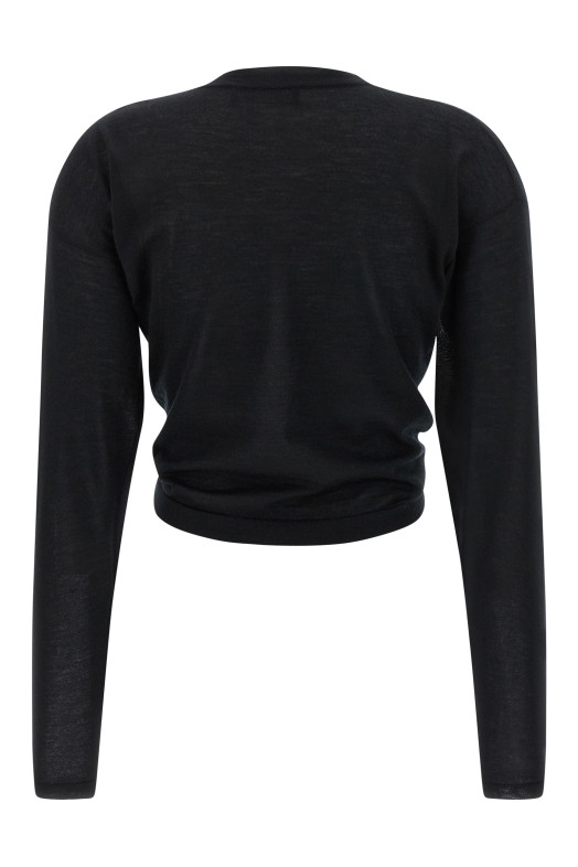 Кашемировый кардиган Черный DOLCE & GABBANA FXV98TJBW0IN0000