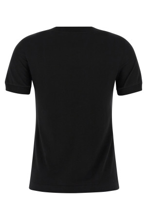 Футболка с бантиком, черная DOLCE & GABBANA F8N08ZGDC6KN0000 Футболка с бантиком, черная DOLCE & GABBANA F8N08ZGDC6KN0000