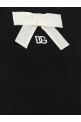 Футболка с бантиком, черная DOLCE & GABBANA F8N08ZGDC6KN0000