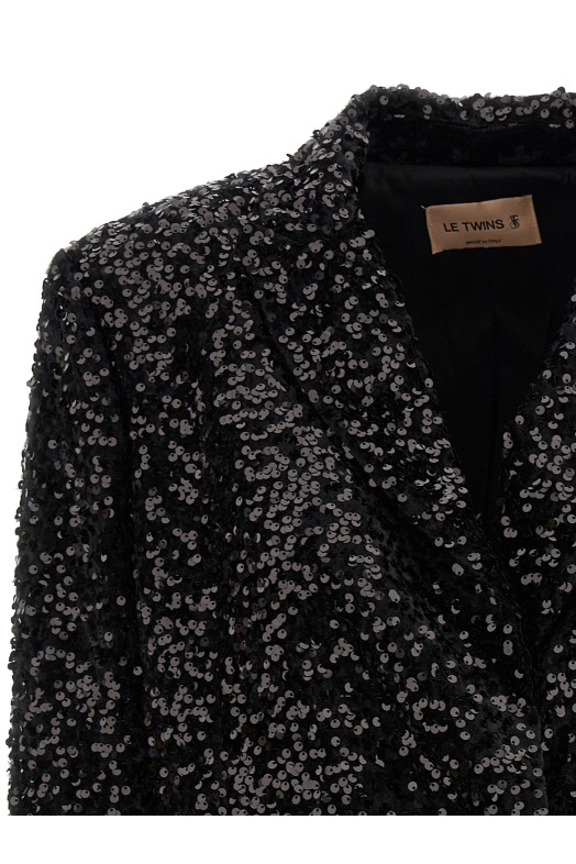 Двубортный блейзер «Como» Черный COMONERO Двубортный блейзер «Como» Черный COMONERO