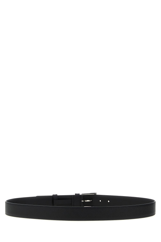 Ремінь із шкіри Saffiano Чорний PRADA 2CC672053F0002