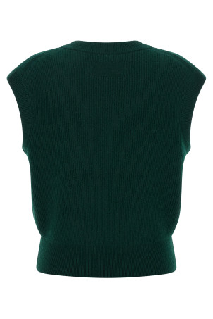 'Rib' vest Green