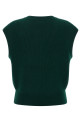 'Rib' vest Green