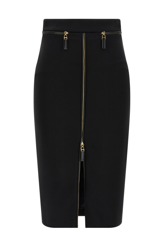 Юбка-пачка Черная ELISABETTA FRANCHI GO13456E2110 Юбка-пачка Черная ELISABETTA FRANCHI GO13456E2110