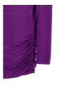 Вырезанное трикотажное платье Фиолетовое VERSACE (10100431A005721LD60)
