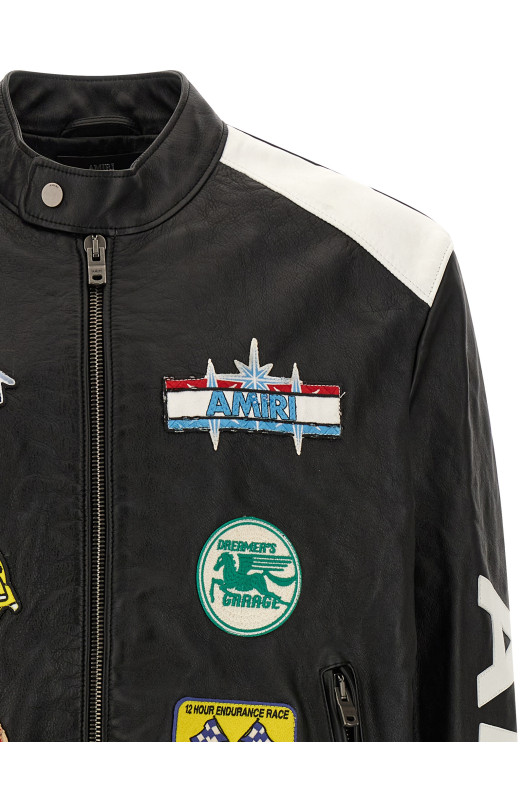 'Amiri Patch Racer' jacket Black 'Amiri Patch Racer' jacket Black