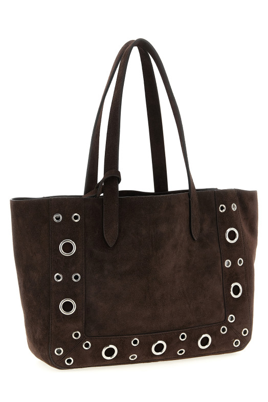 Средняя сумка для покупок Valentino Garavani «Nellcôte» коричневая W2B0R88JET0TO