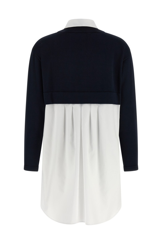 Multi-layered dress Blue