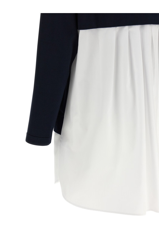 Multi-layered dress Blue