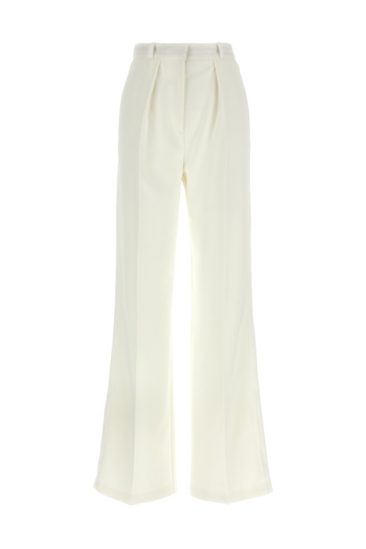 Брюки с эффектом смокинга Белые ELISABETTA FRANCHI PA12656E2360 Брюки с эффектом смокинга Белые ELISABETTA FRANCHI PA12656E2360