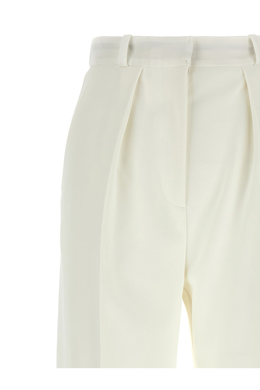 Брюки с эффектом смокинга Белые ELISABETTA FRANCHI PA12656E2360 Брюки с эффектом смокинга Белые ELISABETTA FRANCHI PA12656E2360