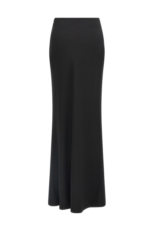 Long silk skirt Black Long silk skirt Black