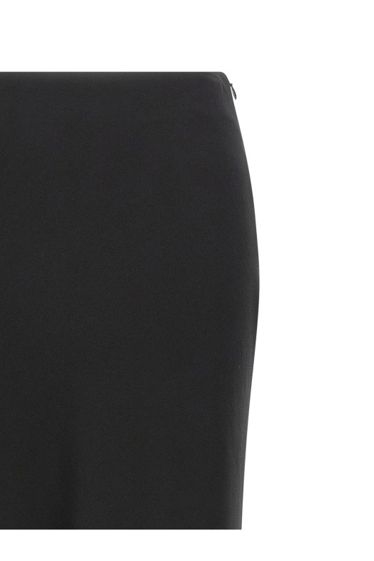 Long silk skirt Black Long silk skirt Black