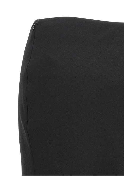 Long silk skirt Black Long silk skirt Black