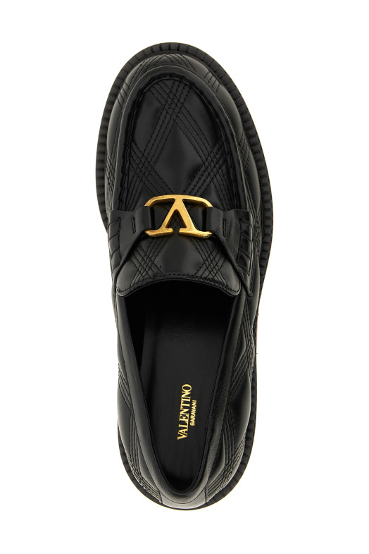 Valentino Garavani 'Quiltie' loafers Black